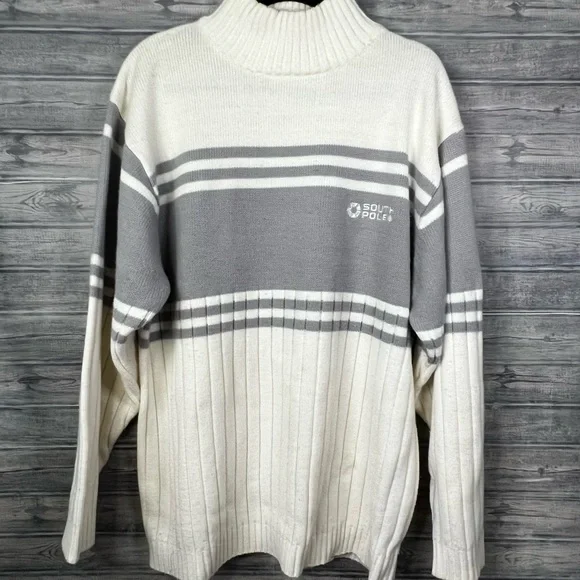 South Pole | Sweaters | Vintage Southpole Striped Crewneck Knit 
